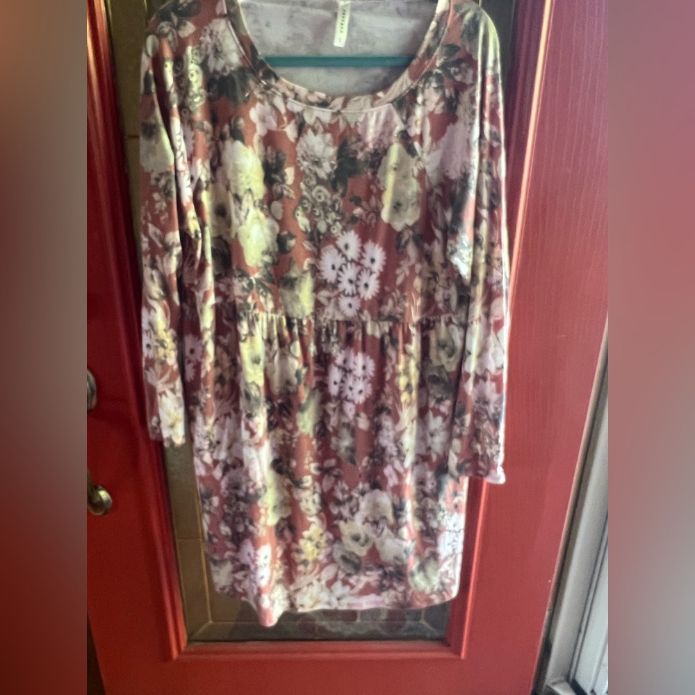 Multicolor Floral long top